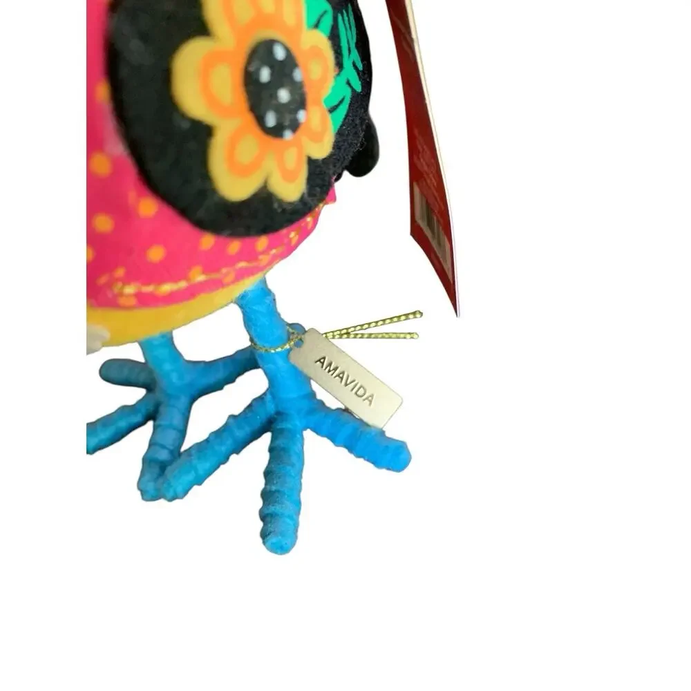 Target Hyde EEK Featherly Friends Dia De Muertos Felt Bird Amavida 2022 6